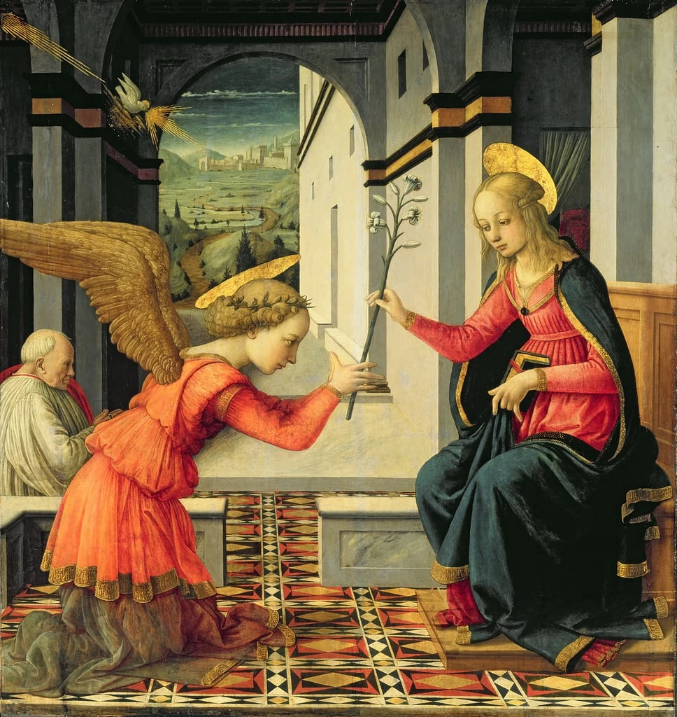 Filippo Lippi - Annunciazione, Corsham Court, Wiltshir